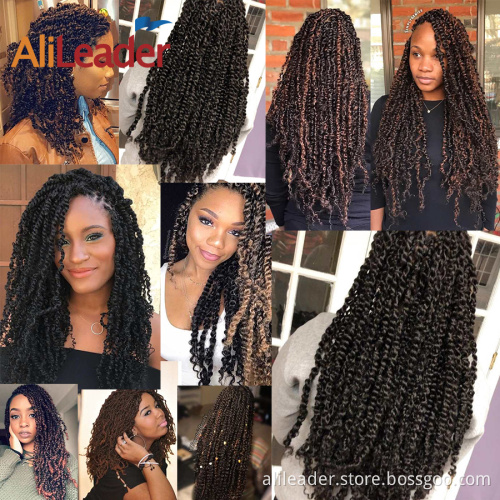 18Inch Long Bohemian Braid Crochet Passion Twist Hair